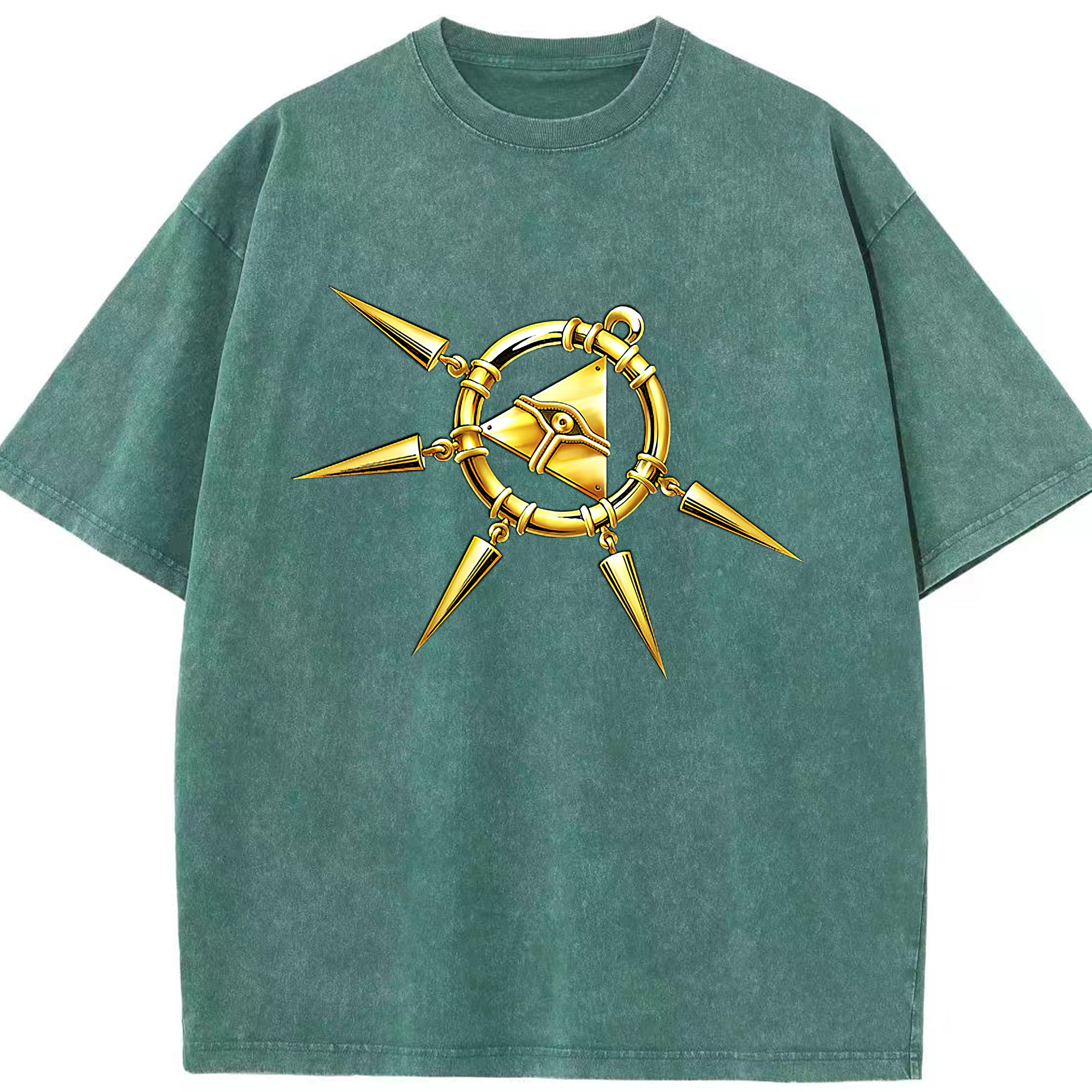 （画像用） 遊☆戯☆王 Yu-Gi-Oh! 綿100% ヴィンテージ風 半袖Tシャツ（フロントプリント）